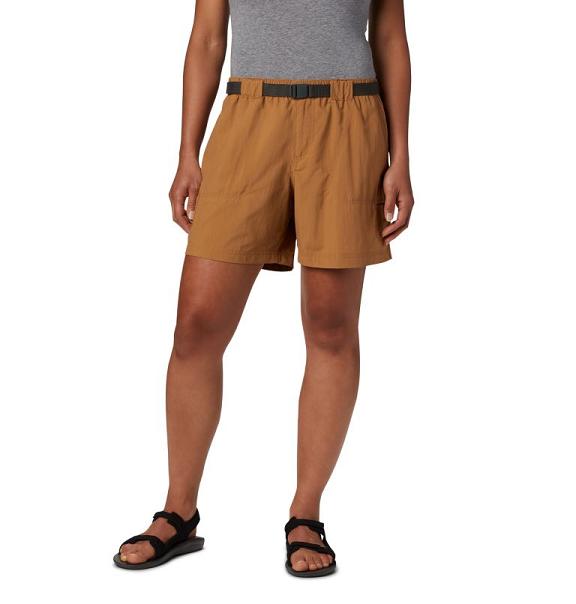 Columbia Sandy River Shorts Light Brown For Women's NZ83270 New Zealand